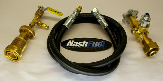 1-5/8"-20 F. TO POL 1-5/16" 1-3/4" ACME LIQUID PROPANE TRANSFER KIT TANK GRILL