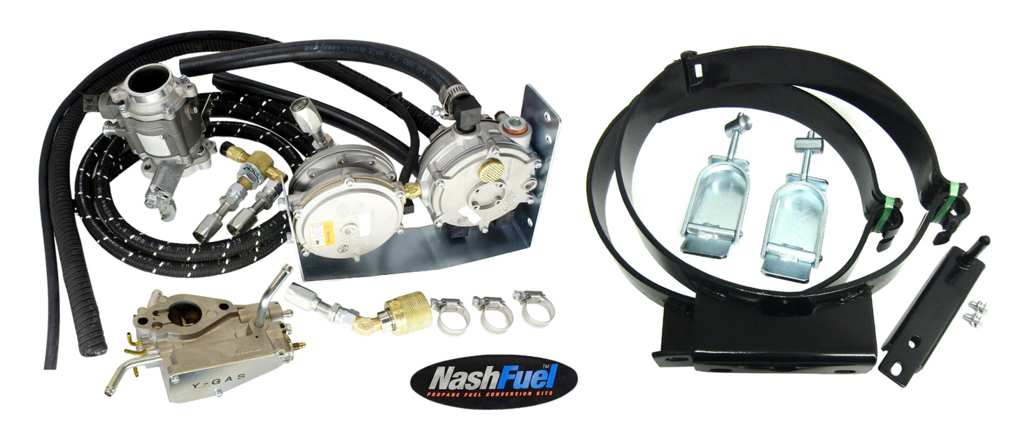 Complete Aftermarket Conversion Gasoline - Propane Kit Toyota 7FGU25 Forklift 4Y