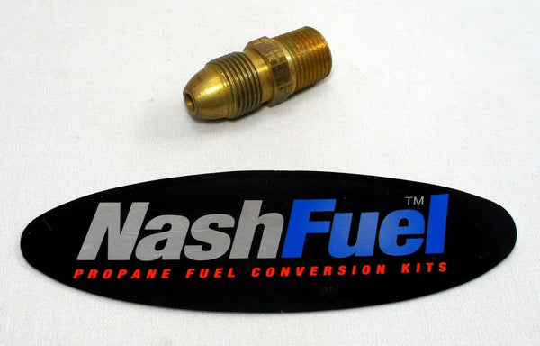 BRASS ADAPTER MALE POL TO 1/2" MALE PIPE THREAD PROPANE HOSE TANK CONNECTION
