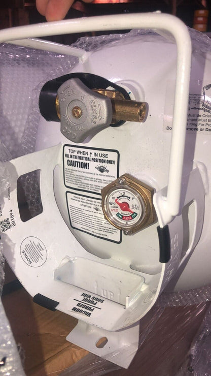 30lb Horizontal RV Motorhome Propane Tank Vapor 6.8 Gal Replace Manchester 1175