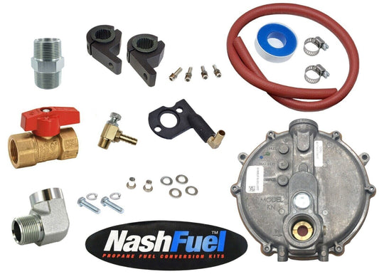 Natural Gas Conversion Generator Fits Honda EM6500SX Ball Valve Bar Clamps