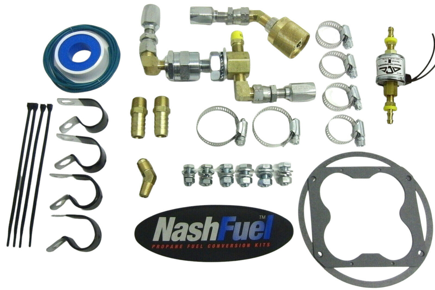 Dual Fuel Propane Gasoline Conversion Kit 2bbl 4bbl V6 V8 330HP 5-1/8" Carb LPG