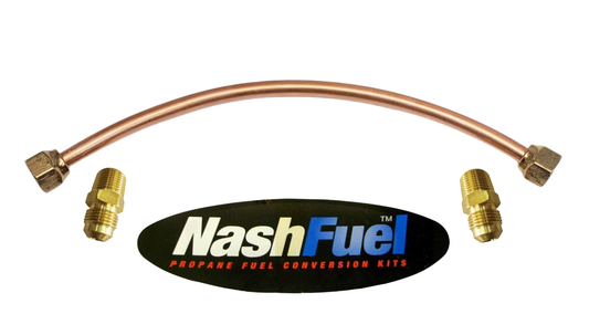 3/8" SAE Flare Copper Tubing Propane Heavy Duty Choose Length 3/8" NPT LPG