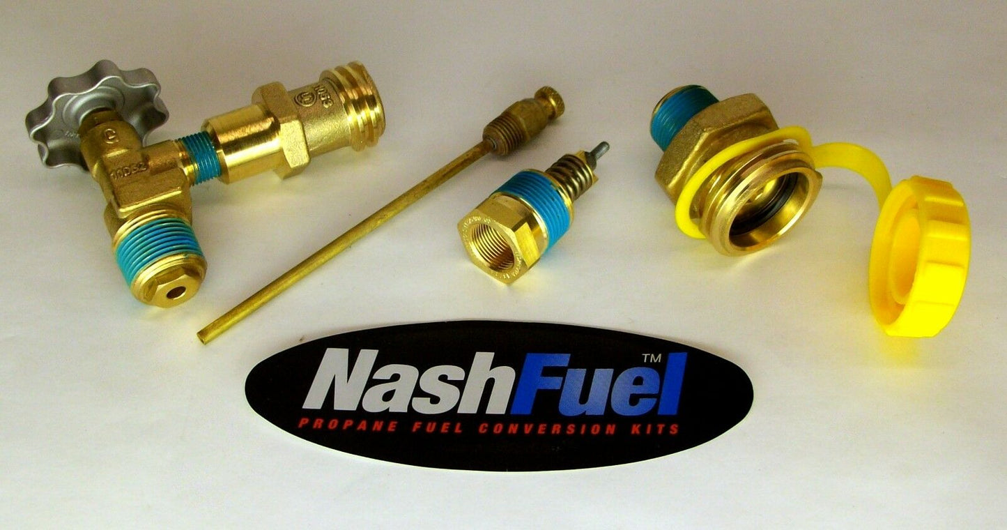 43.5LB FORKLIFT PROPANE TANK VALVE REPLACEMENT KIT SERVICE BLEEDER FILL RELIEF