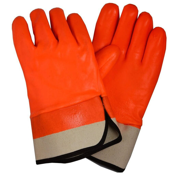 Insulated PVC Safety Cuff Glove Propane Size Large