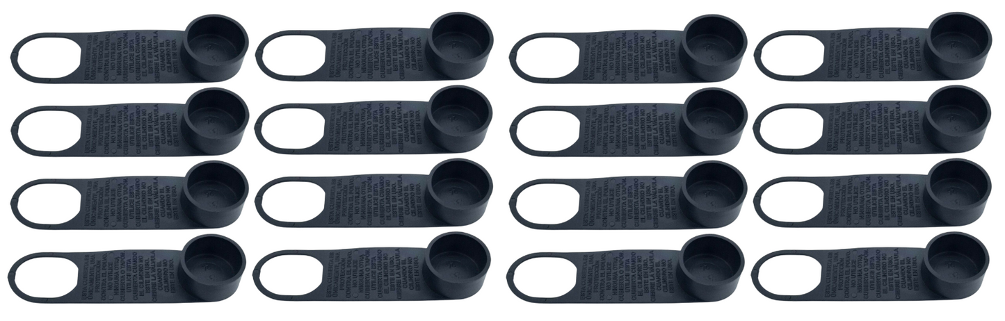 Rubber Grill Tank Valve Black Dust Cap Acme Thread OPD Propane 20lb 30lb LOT