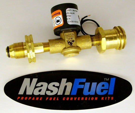 M. POL VAPOR TANK 12 VOLT PROPANE LOCK OFF VALVE LOCKOFF 12V LPG GRILL BBQ ACME