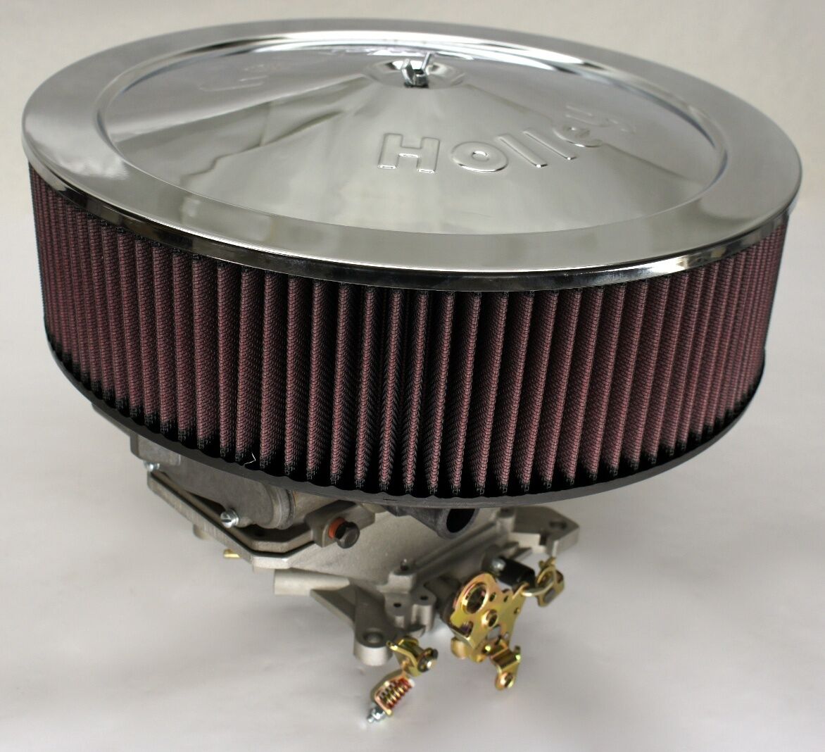 DUAL IMPCO 425 AIR CLEANER FILTER HEAVY DUTY ALUMINUM MOUNT HIGH FLOW K&N HOLLEY