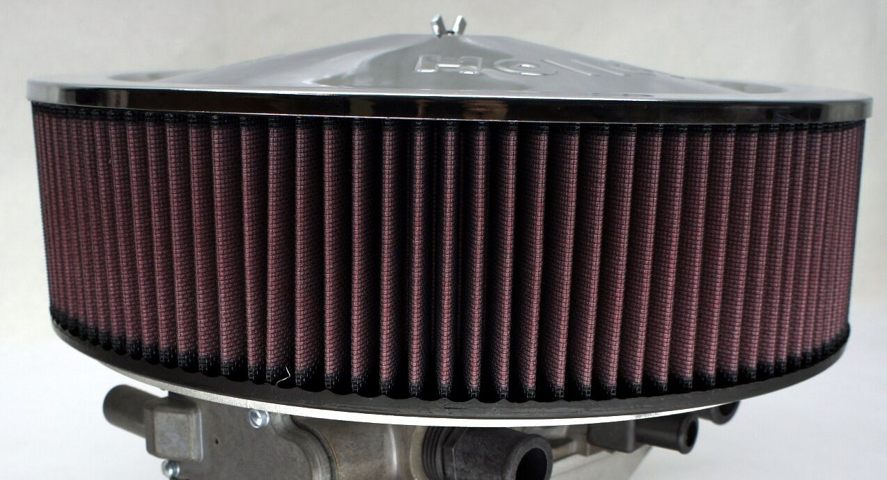 DUAL IMPCO 425 AIR CLEANER FILTER HEAVY DUTY ALUMINUM MOUNT HIGH FLOW K&N HOLLEY