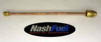 12" Copper Pigtail Pig Tail 1/4" Mpt Pol Propane Lpg Extension Regulator Npt Lp