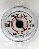 ROCHESTER MANCHESTER 5-1791 SCREW IN PROPANE SIGHT GAUGE DIAL FUEL LEVEL