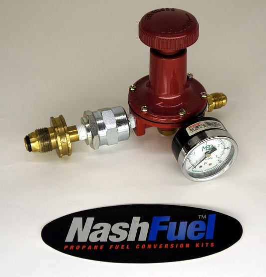 MARSHALL MEGR-6120-60 PROPANE REGULATOR ADJUSTABLE PRESSURE GAUGE FILTER TANK POL