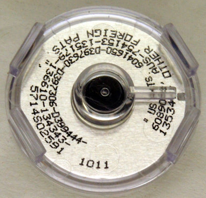5714S02591 MANCHESTER 7384-04 5-2591 SNAP IN PROPANE SIGHT GAUGE DIAL FUEL LEVEL