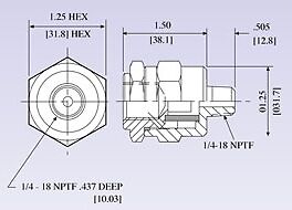 AFC-155 UNIVERSAL INLINE PROPANE LPG FILTER REPLACEABLE FILTER MAGNETIC LIQUID HIGH PSI