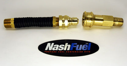 6FT 3/4" LOW PRESSURE NATURAL GAS OR PROPANE QUICK DISCONNECT CLAMP SUPPLY LINE