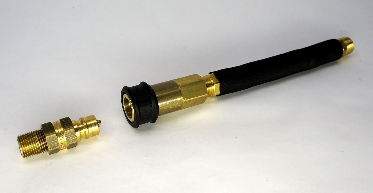 6FT 5/8 LOW PRESSURE NATURAL GAS OR PROPANE 1/2" QUICK DISCONNECT SUPPLY LINE