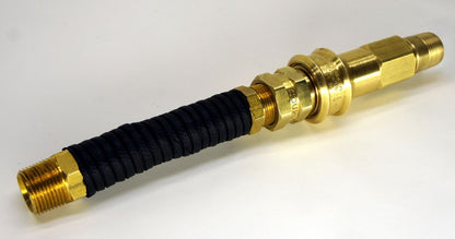 6FT 3/4" LOW PRESSURE NATURAL GAS OR PROPANE QUICK DISCONNECT CLAMP SUPPLY LINE