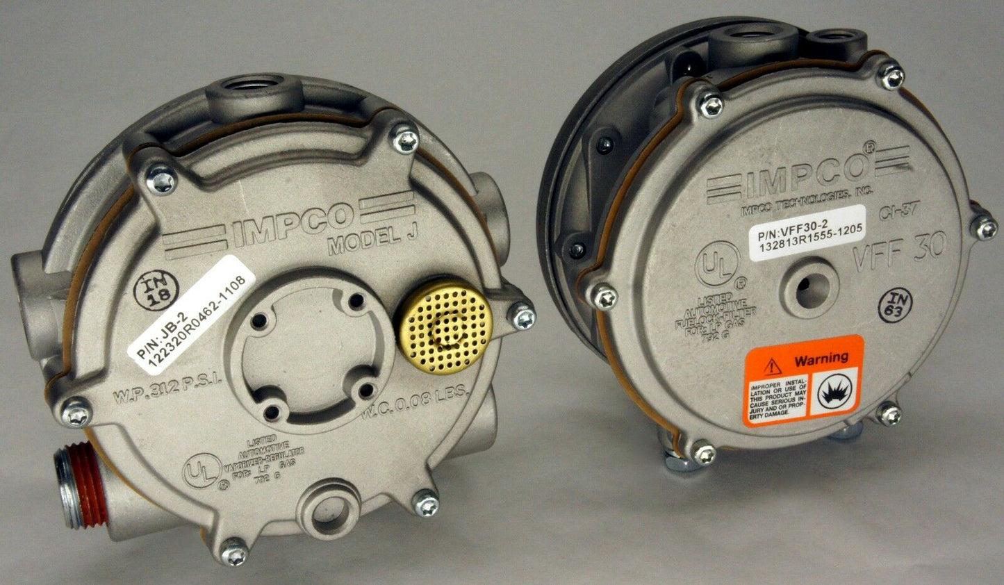 IMPCO VFF30-2 PROPANE VACUUM FUEL LOCK JB-2 REGULATOR CONVERTER VAPORIZER LPG LP