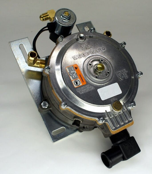 IMPCO STYLE MODEL E EB-2 PROPANE REGULATOR CONVERTER VAPORIZER FITTINGS LOCKOFF