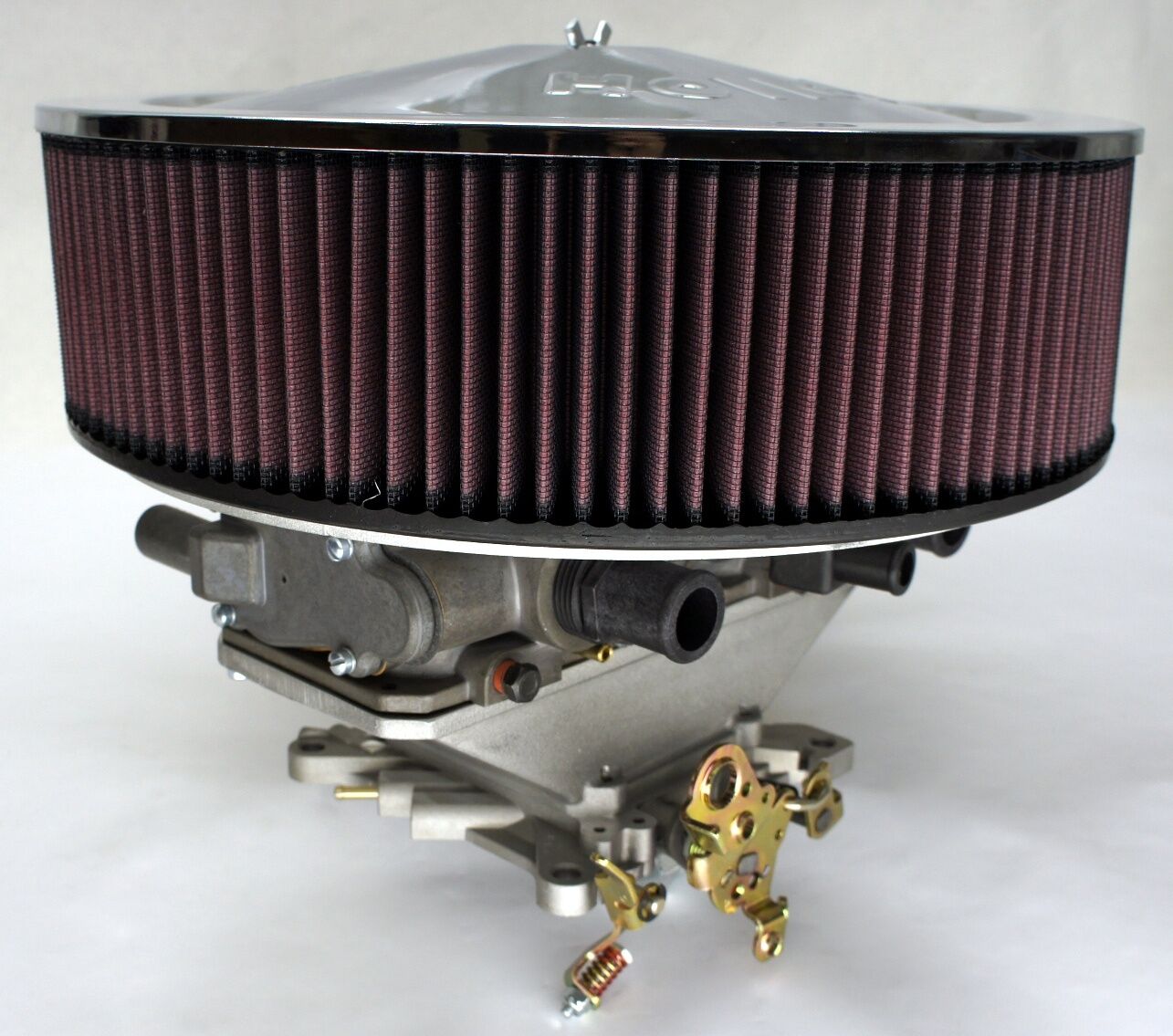 DUAL IMPCO 425 AIR CLEANER FILTER HEAVY DUTY ALUMINUM MOUNT HIGH FLOW K&N HOLLEY