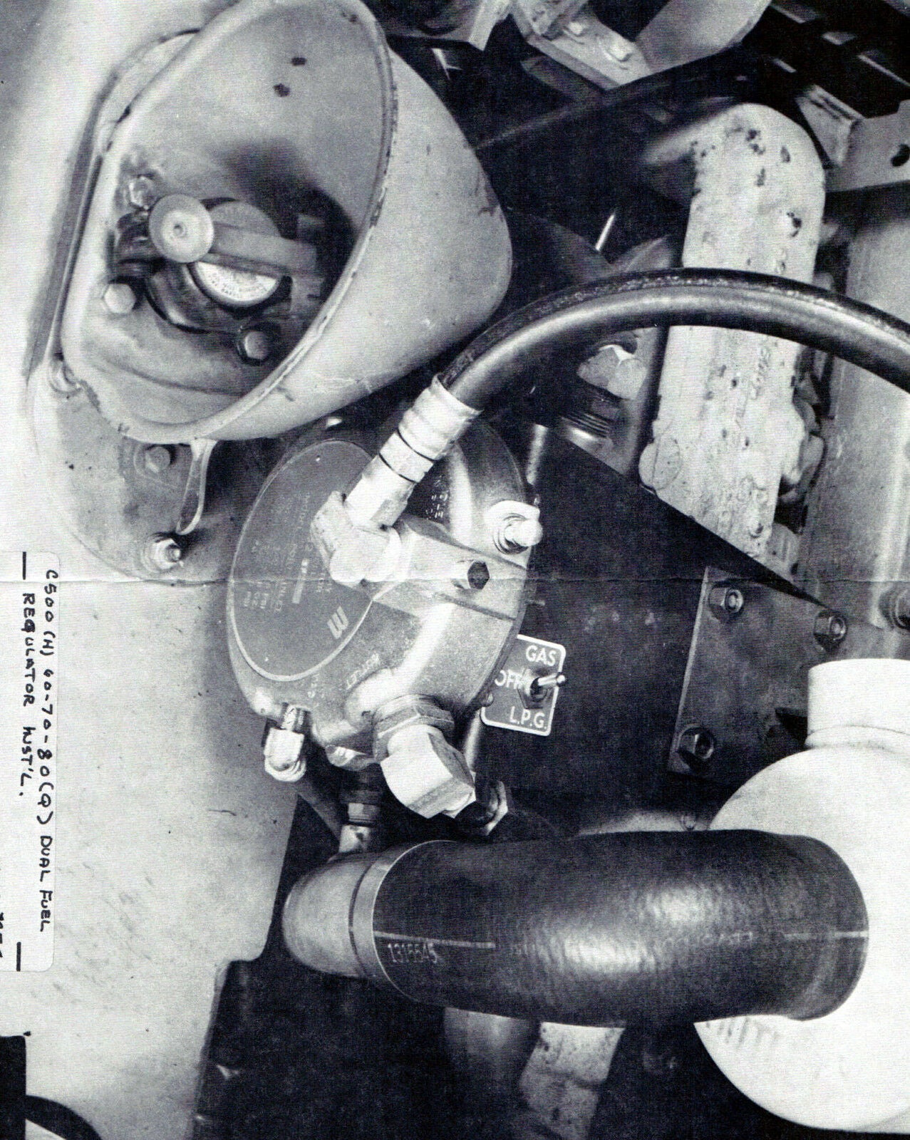 2345260 2346845 2347423 CLARK C500 DUAL FUEL BEAM SECONDARY REGULATOR 202ABP BP