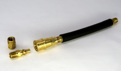 6FT 3/8 LOW PRESSURE NATURAL GAS OR PROPANE 1/4" QUICK DISCONNECT SUPPLY LINE