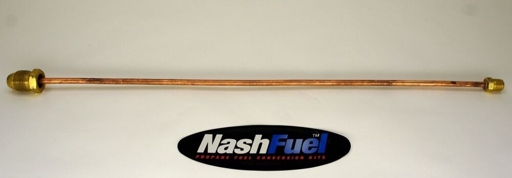 20" Copper Pigtail Pig Tail 1/4" Mpt Pol Propane Lpg Extension Regulator Npt Lp