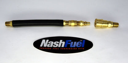 6FT 3/8 LOW PRESSURE NATURAL GAS OR PROPANE 1/4" QUICK DISCONNECT SUPPLY LINE