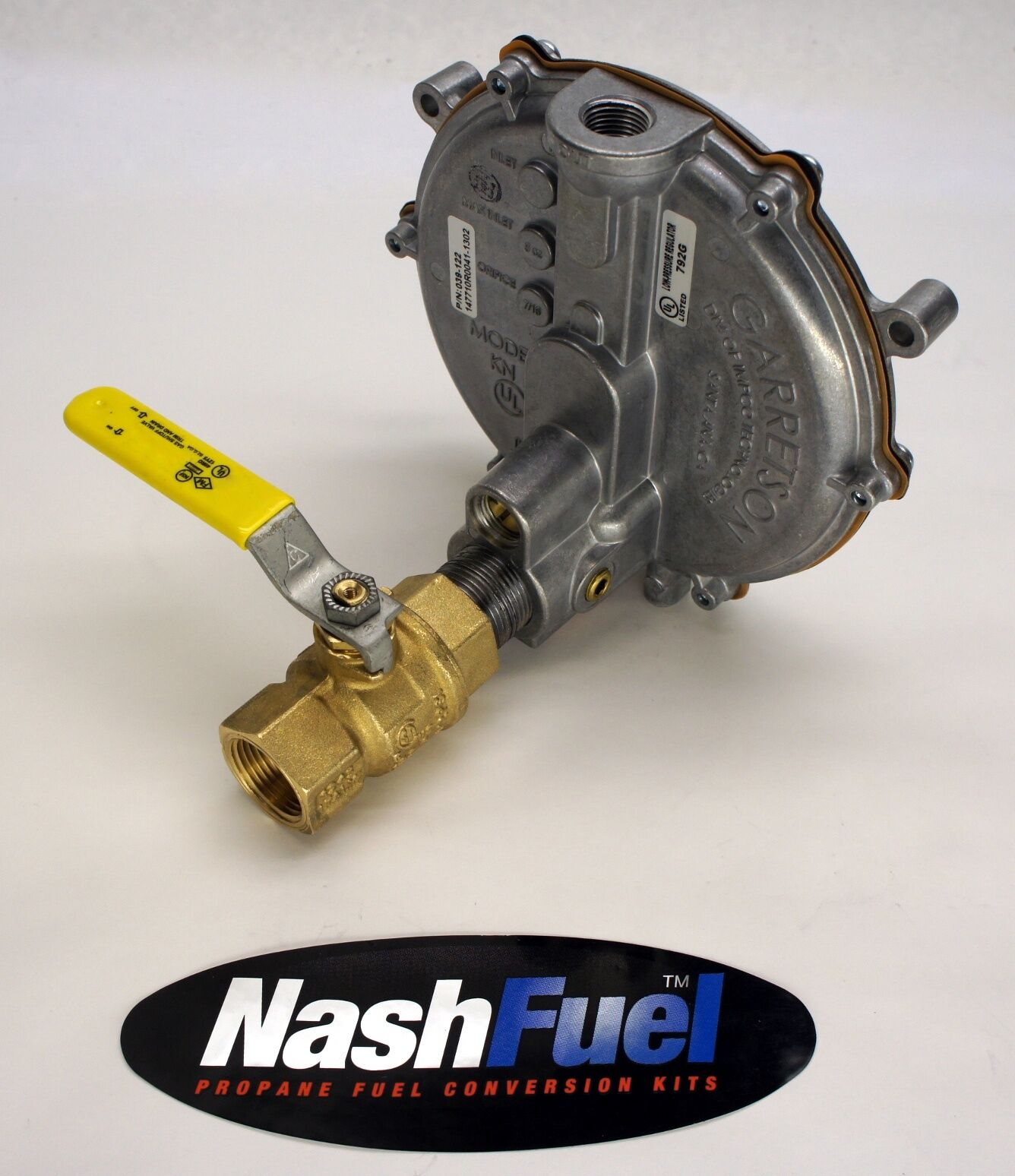 GARRETSON IMPCO KN LOW PRESSURE GAS REGULATOR 039-122 VALVE LOCKOFF LOCK OFF