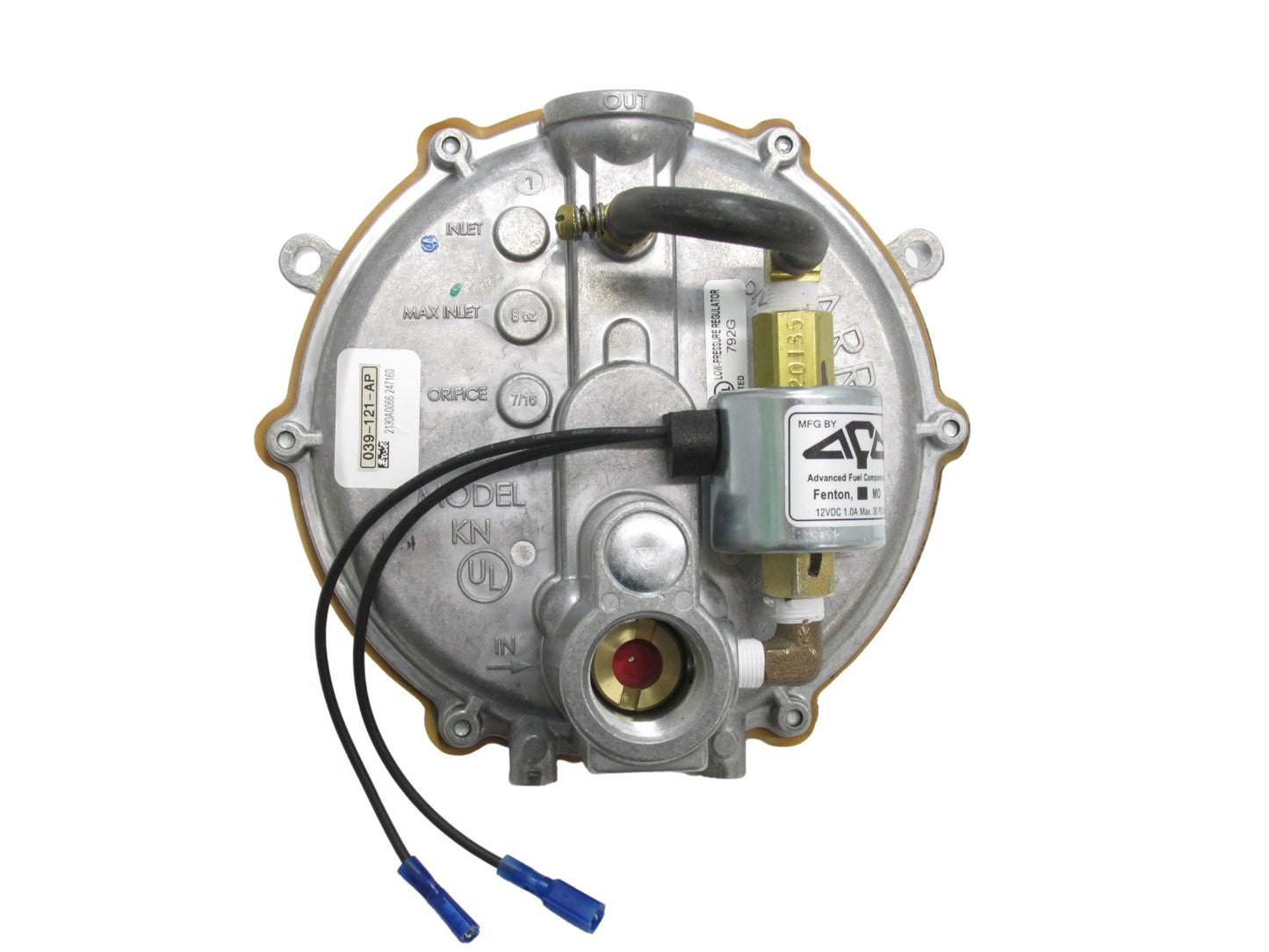 GARRETSON IMPCO KN LOW PRESSURE REGULATOR # 039-121 039 121 AUTO ELECTRIC PRIMER