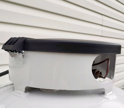 200lb / 420lb Propane Tank Lid 16" Diameter Cover Top Above Ground Black Plastic