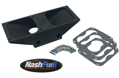 IMPCO ADAPTER FOR 2 TWO 425 MIXERS TO HOLLEY 4 BARREL BBL AA3-80 DUAL PLENUM LPG