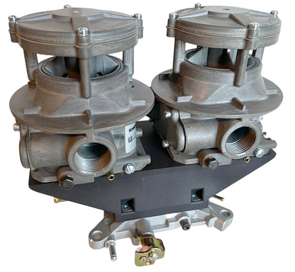 IMPCO ADAPTER FOR 2 TWO 425 MIXERS TO HOLLEY 4 BARREL BBL AA3-80 DUAL PLENUM LPG