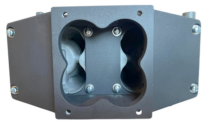 IMPCO ADAPTER FOR 2 TWO 425 MIXERS TO HOLLEY 4 BARREL BBL AA3-80 DUAL PLENUM LPG