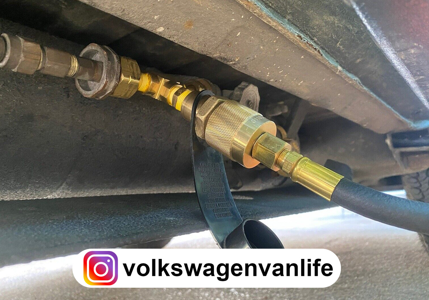 Propane Tank Extended Use Adapter Kit Food Truck Concession Trailer BBQ 100lb