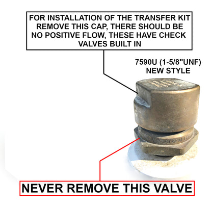Liquid Propane Transfer Unloading Kit POL Vapor Tank 7590U 7591U 1-5/8"-20 UNF PV5136 PA5138 5138 5136 458-388
